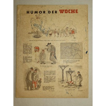 Revista “Die Woche”, Nr. 27, 8. julio de 1942, 28 páginas. Espenlaub militaria